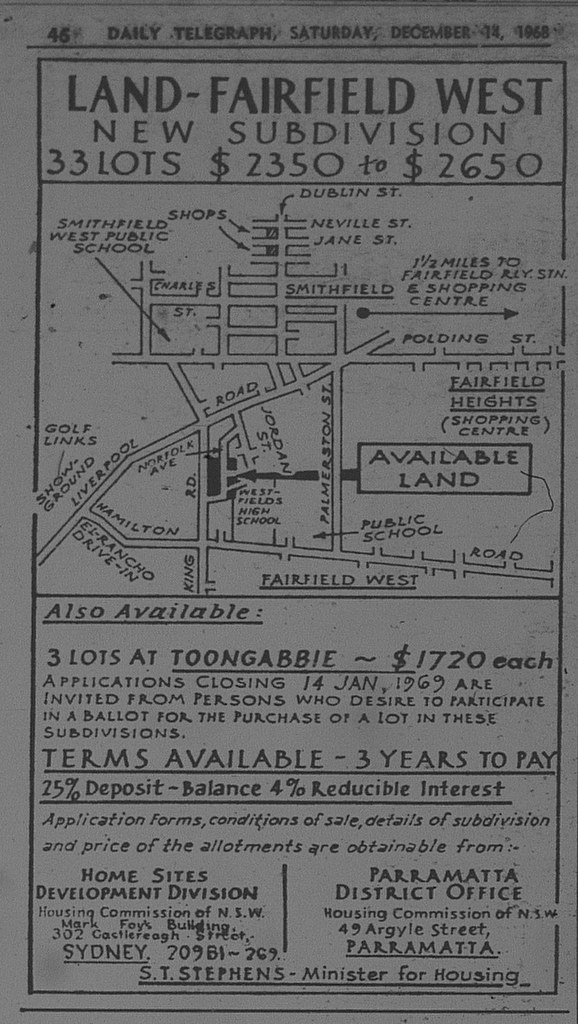 Fab Sydney Flashbacks Property Advert of the Week Home Sites