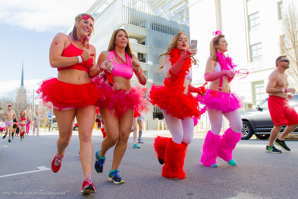 Cupid's Undie Run Raleigh NC For more pictures from this e… Flickr