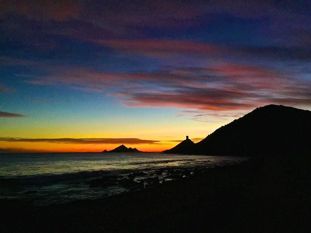 Coucher de soleil aux îles Sanguinaires JeanbaptisteM