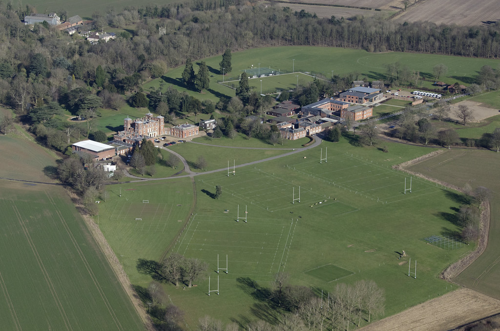 Langley School aerial Originally The Norwich High School f… Flickr