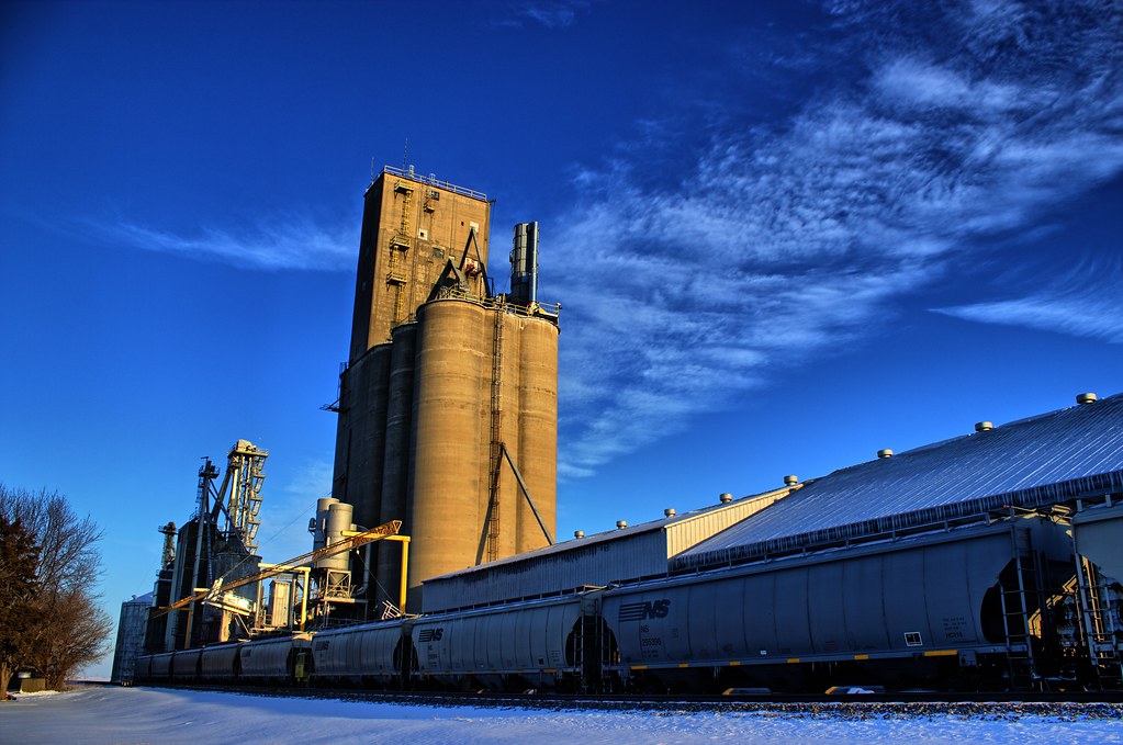 Bunge Grain Elevator Homer Illinois Raymond Cunningham Flickr