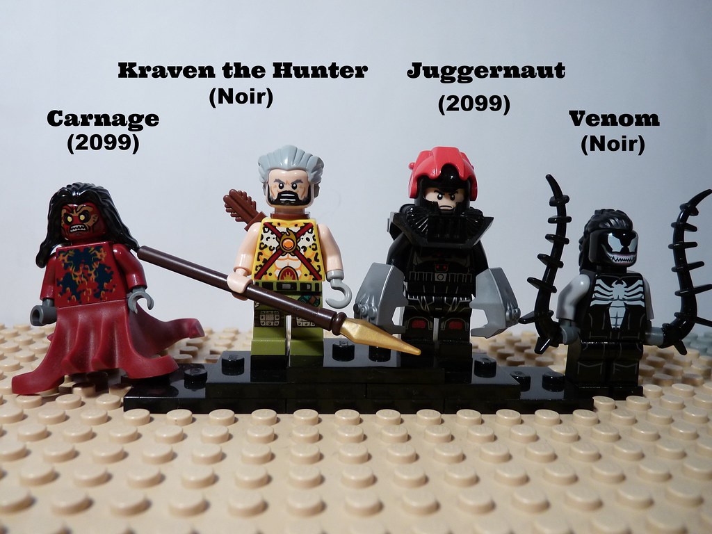 Lego Marvel Custom 2099 & Noir figures Mr_Red_2001 Chall… Flickr