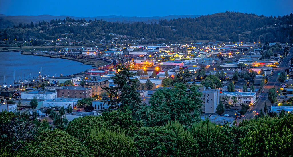 Early eveningDSC01855Coos Bay, Oregon View from Telegr… Flickr