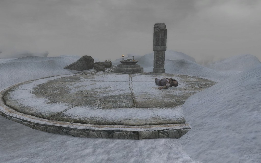 Rundi's Demise in Skyrim Never seen this before in Skyrim,… Flickr