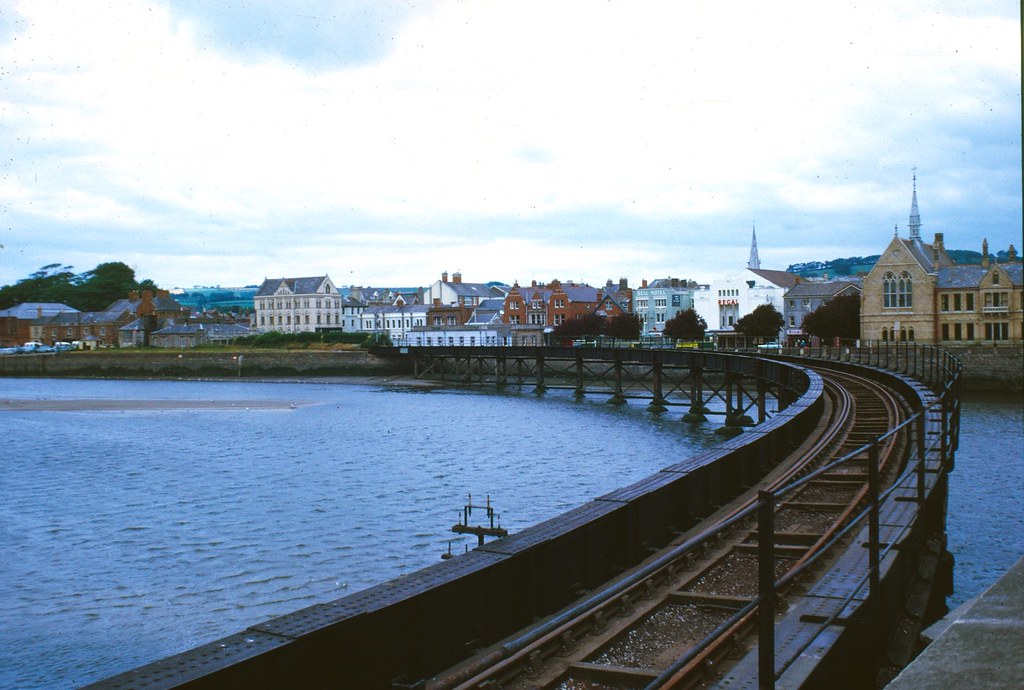 Barnstaple Railway Bridge Over River Taw Ilfracombe Bra Flickr