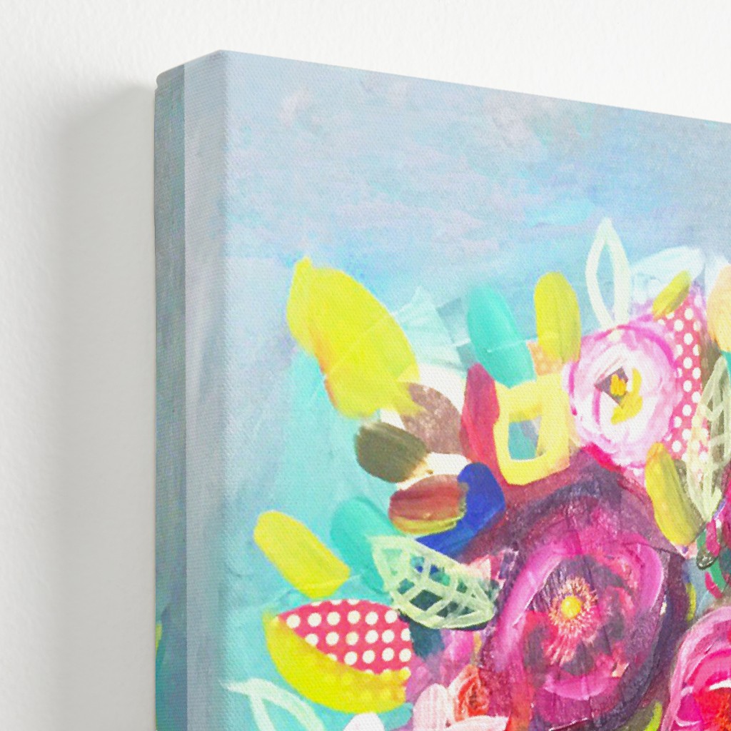 Acrylic Summer Floral Bouquet Vibrant Wall Art Shutterfly