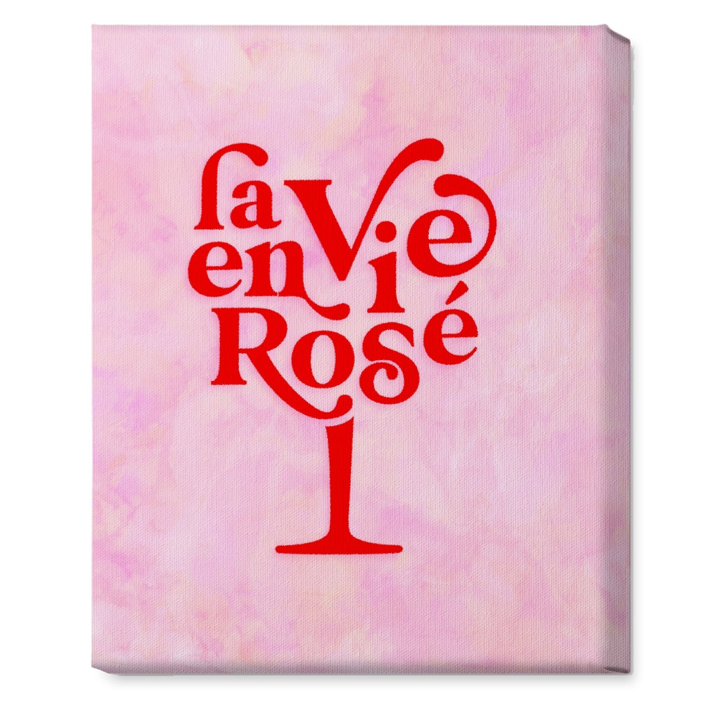 La Vie En Rose Red and Pink Wall Art Shutterfly