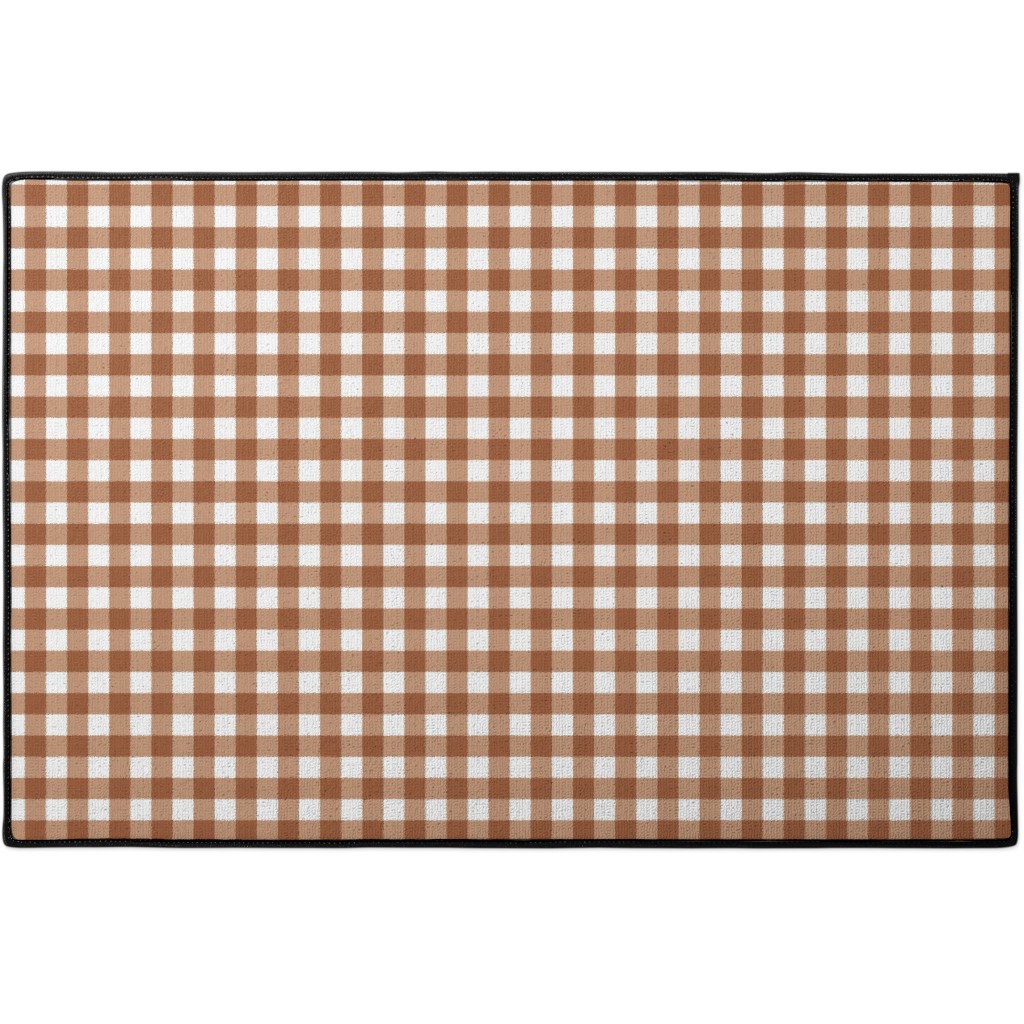 Gingham Plaid Check Door Mat Shutterfly
