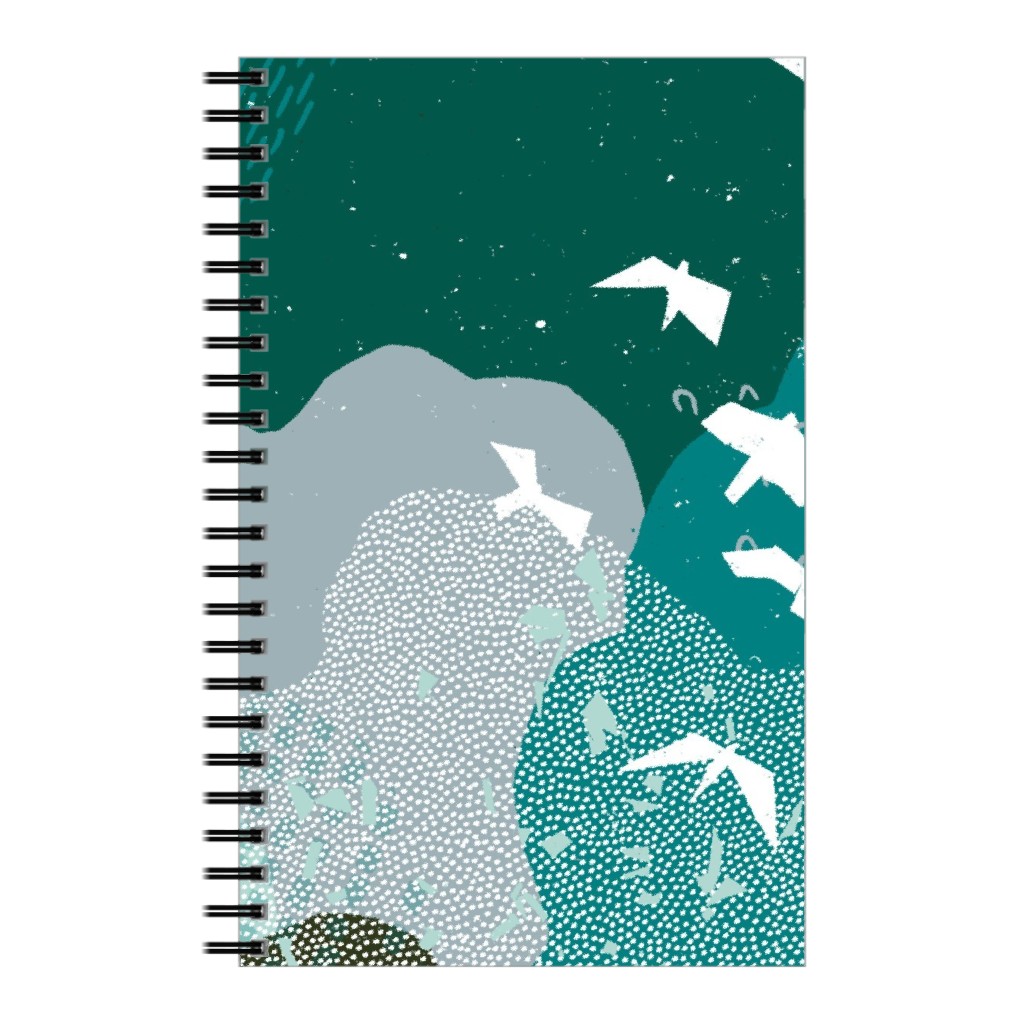Forest Bird's Eye View Green Notebook Shutterfly