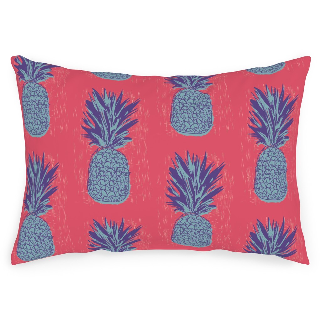 Ultraviolet Pineapples Outdoor Pillow Shutterfly
