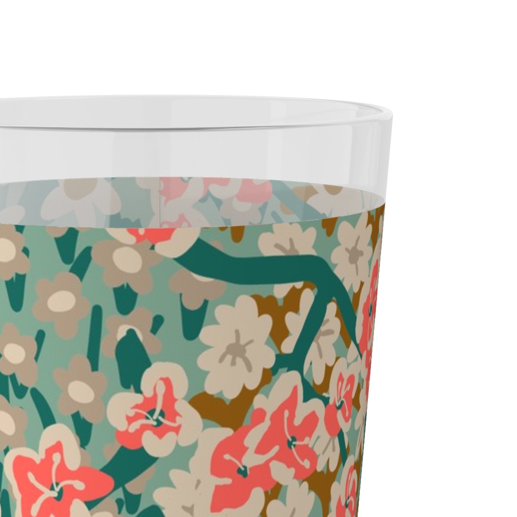 Bengal Kuma Floral Multi Outdoor Pint Glass Shutterfly