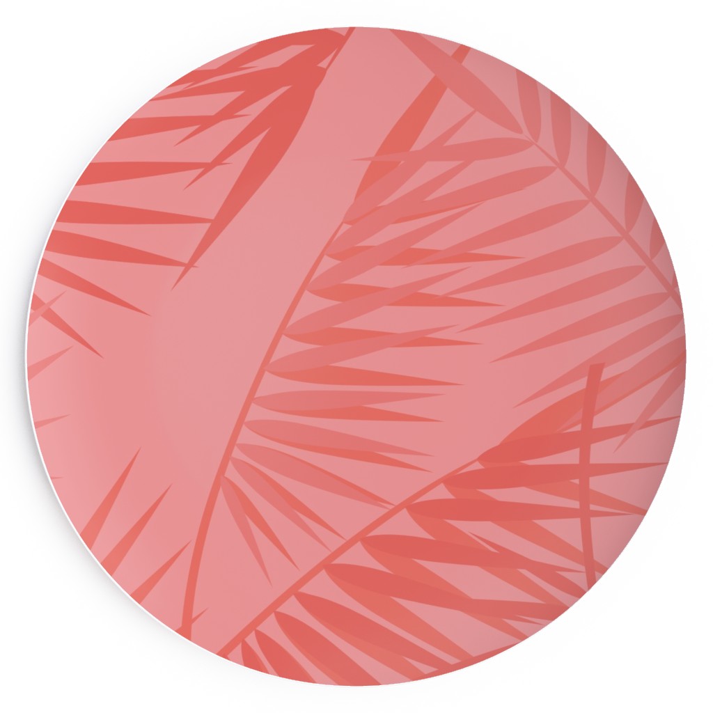 Tropical Coral Salad Plate Shutterfly