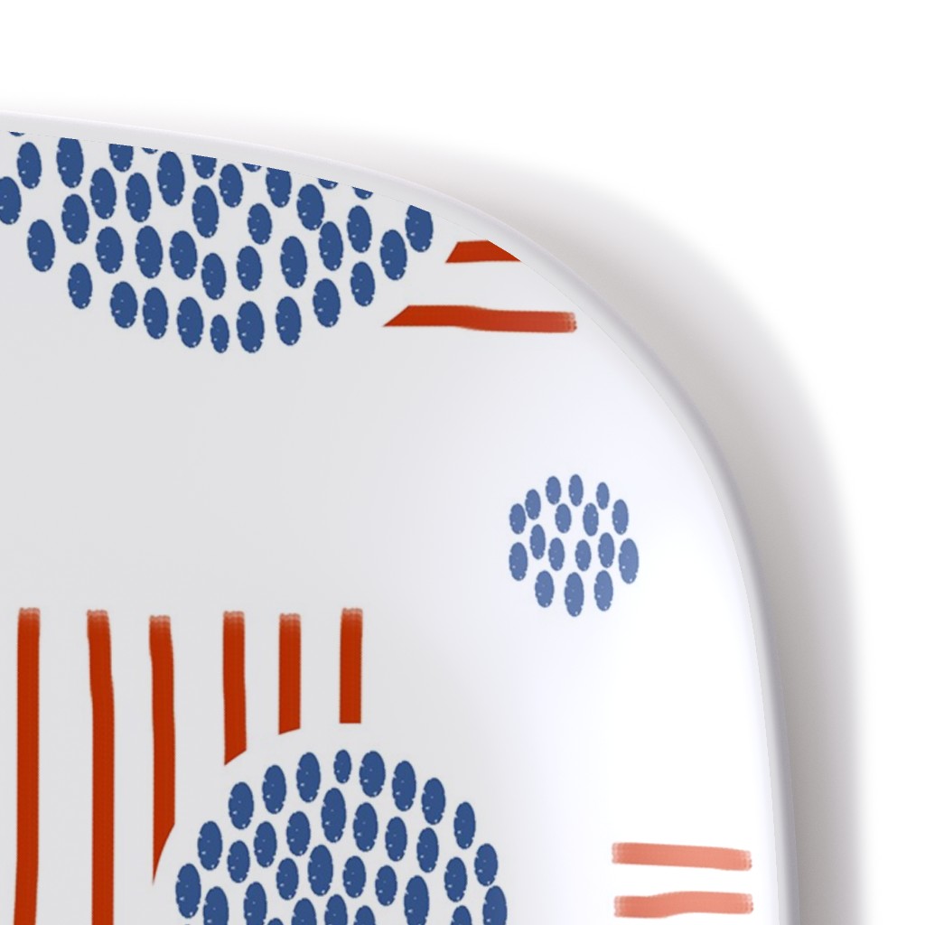 Imperfection in Red, White and Blue Serving Platter Shutterfly