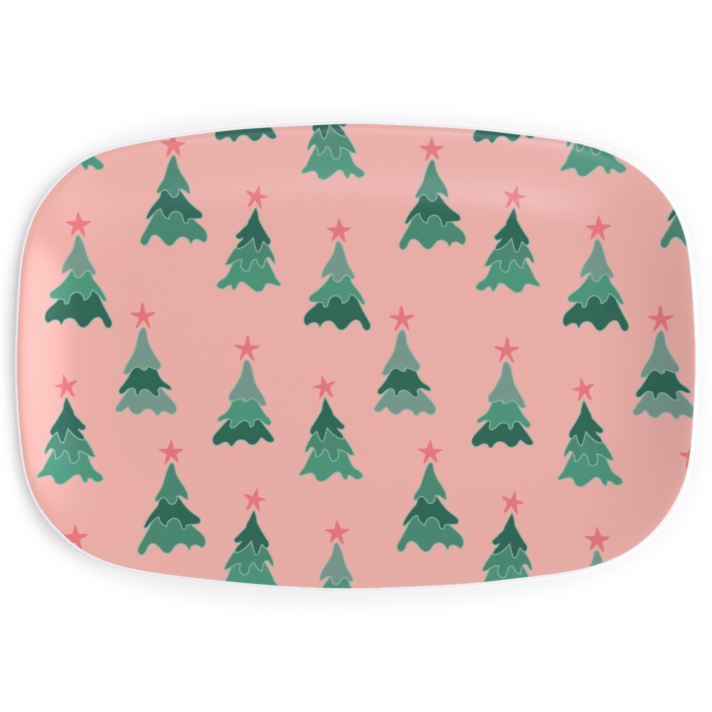 Modern Christmas Trees Serving Platter Shutterfly
