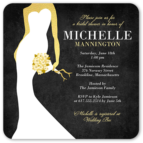 Beautiful Bouquet 5x5 Stationery Bridal Shower Invitations Shutterfly