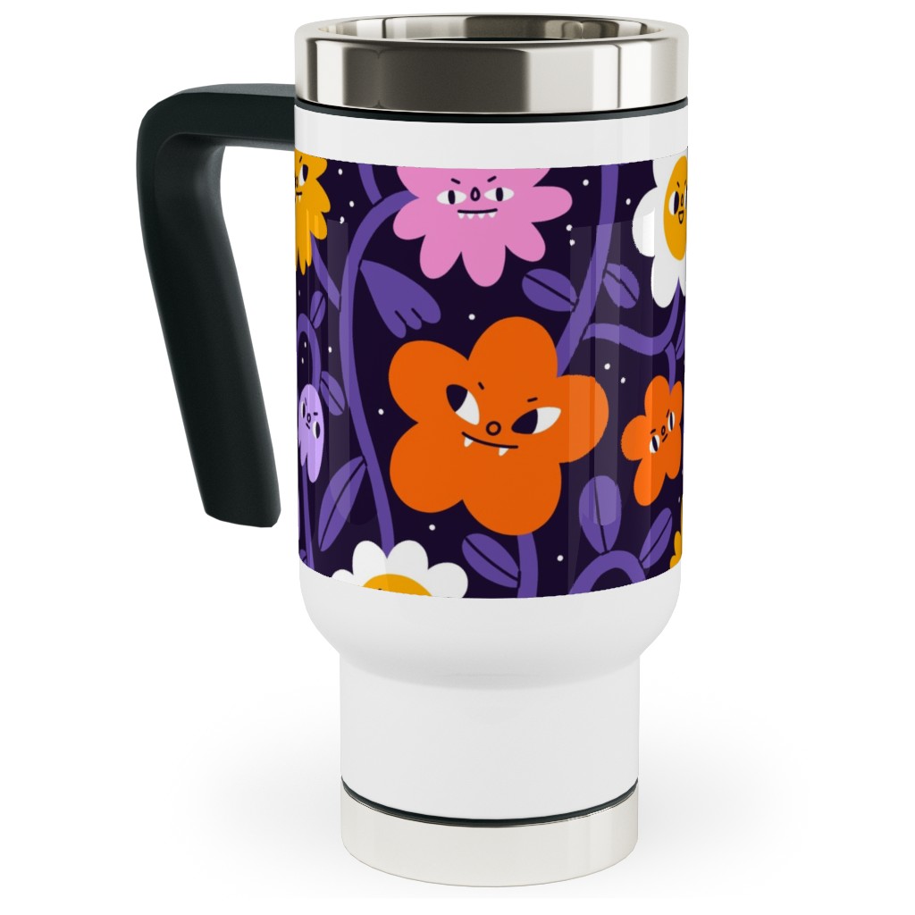 Extremely Wicked, Evil and Vile Halloween Garden Purple Travel Mug