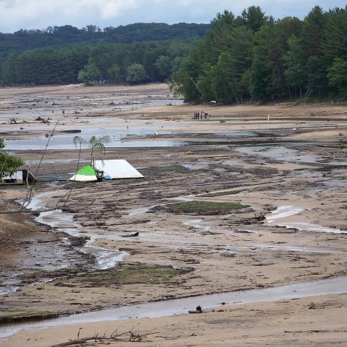 Lake Delton Drained Wisconsin Best Drain Photos