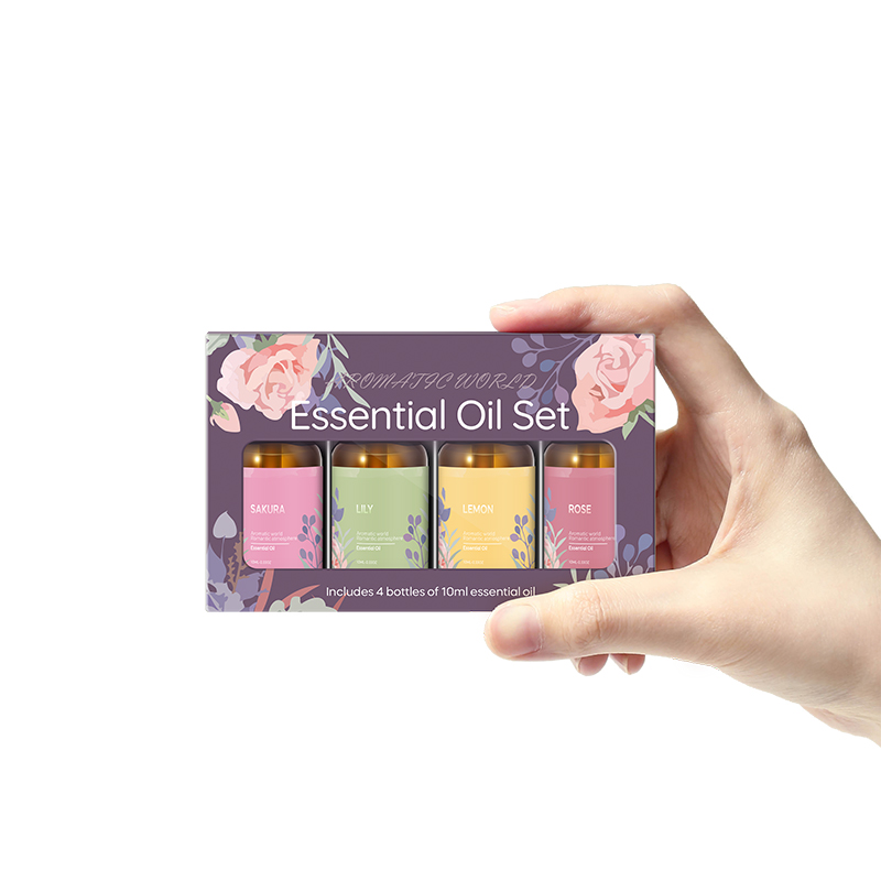 TOP 4 10ml Compound Essential Oil Set NO.：KEO004, Aromatherapy oil set