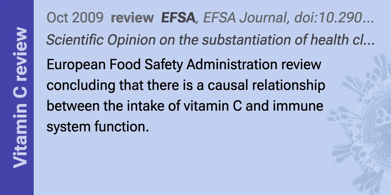EFSA Scientific Opinion on the substantiation of health claims related