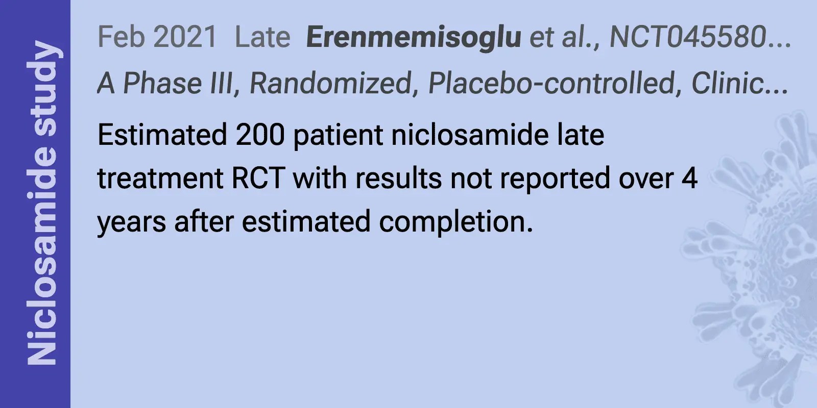 Erenmemisoglu A Phase III, Randomized, Placebocontrolled, Clinical