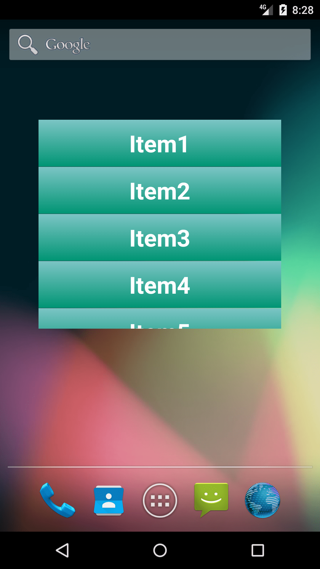 Android App Widgets with collections