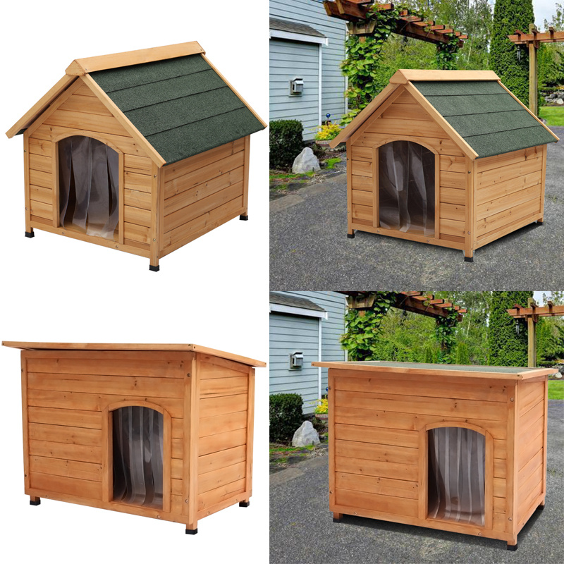 Wooden Dog Kennel Garden Dogs Puppy House Kennels