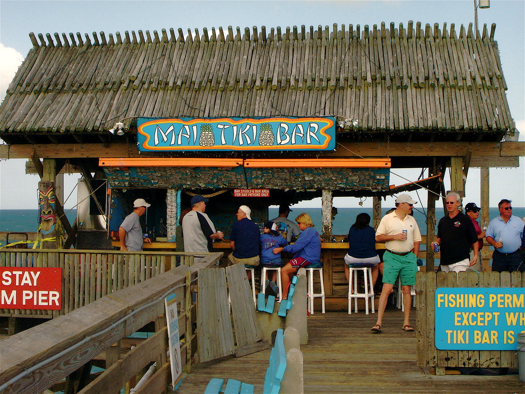 Mai Tiki Bar at the end of The Cocoa Beach Pier rustyalaska Flickr