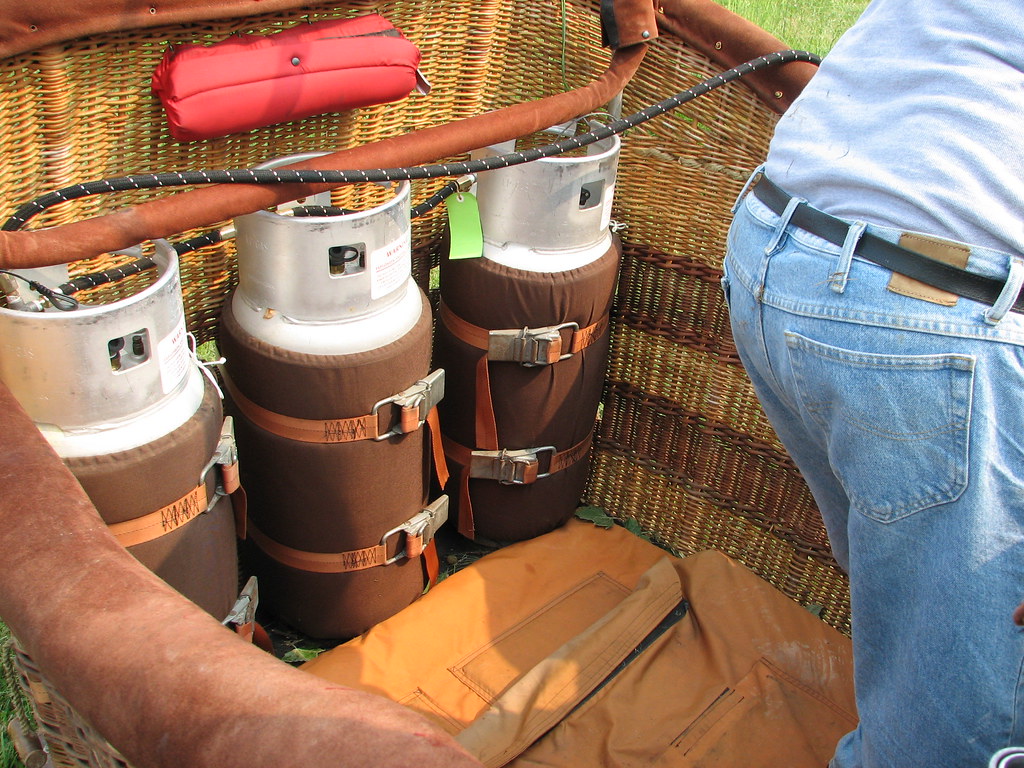What's inside of hot air balloon basket looks like.. Flickr