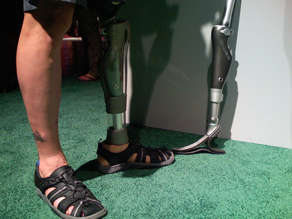 IMG_0356 A very advanced prosthetic leg in the health pavi… Flickr