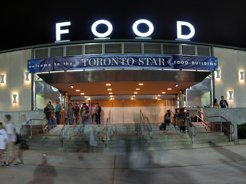 Food Building Panorama, CNE, Toronto Assembled from 7 hand… Flickr