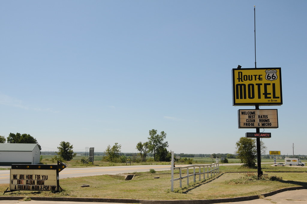 ROUTE66_0598 AFTON OK Afton, Oklahoma. Route 66 (Alignme… Flickr