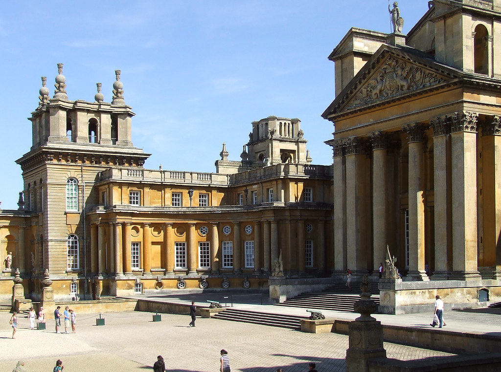 Blenheim Palace Main entrance to the Great Hall Colin Howley Flickr