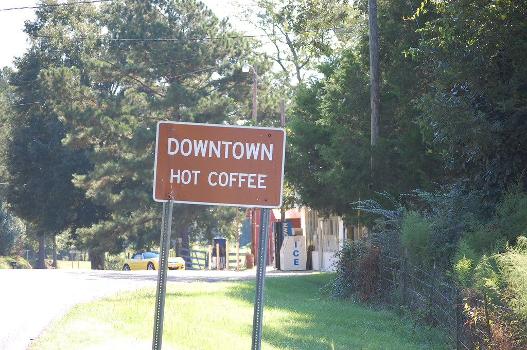 Hot Coffee Mississippi Downtown area 100 yards long with o… Flickr
