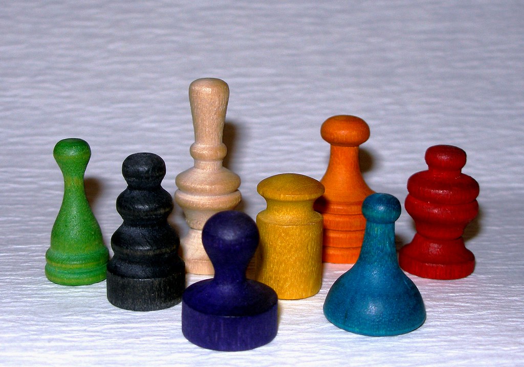 Vintage Game Pieces These were tossed in a vintage Monopol… Flickr