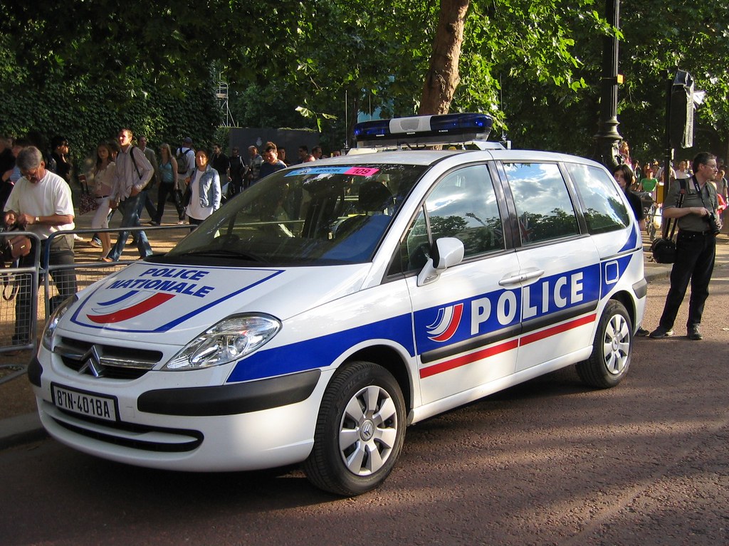 French Police car In London for the Tour De France! Robert Flickr