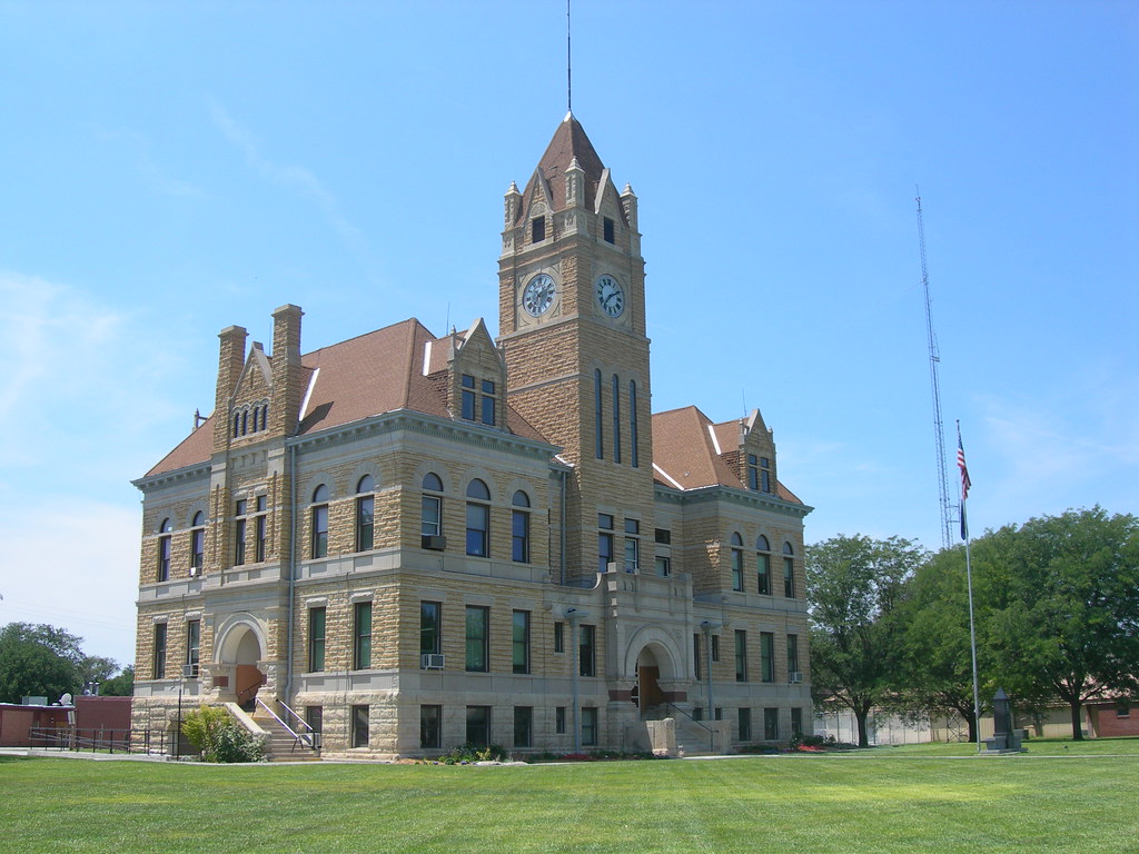 Osborne County Court House Osborne, Kansas Listed on the N… Flickr