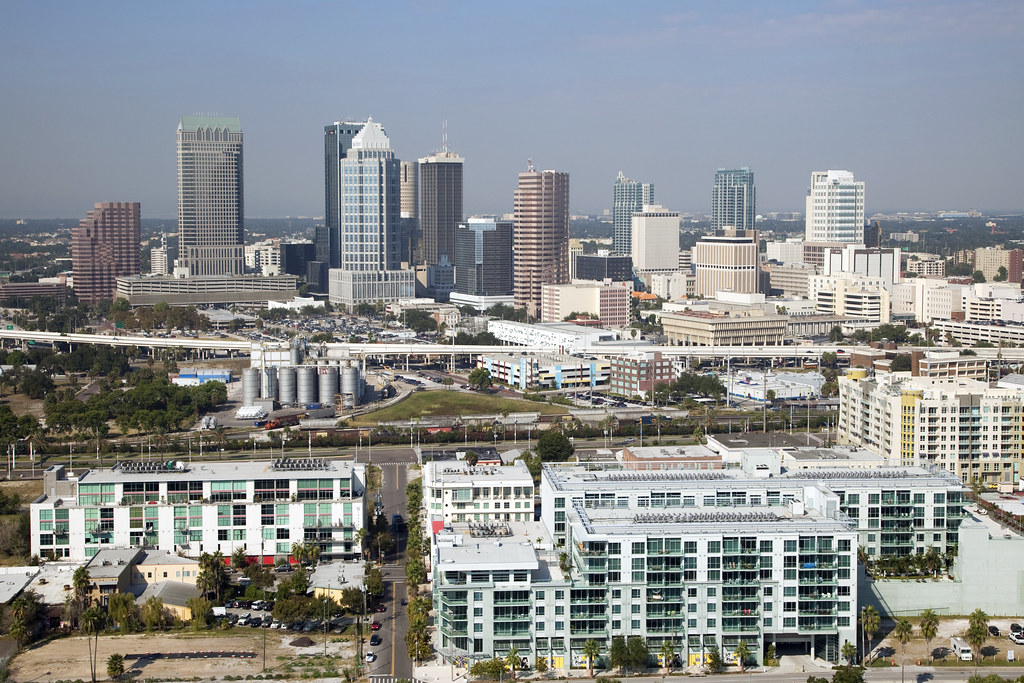 Channel District, Tampa, Florida Aerial of Channel Distric… Flickr