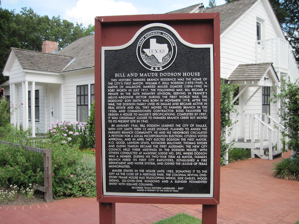 Bill and Maude Dodson House, Farmers Branch Texas Historic… Flickr
