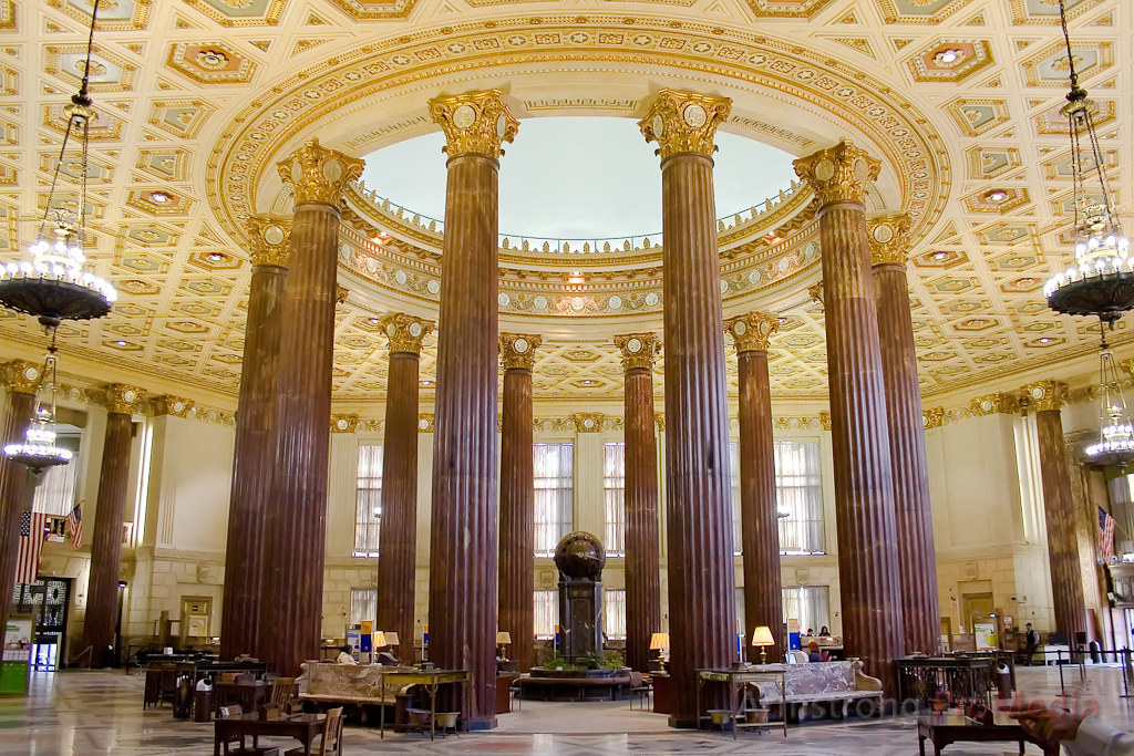Interior Dime Bank Dime Savings Bank, built in 190608 int… Flickr