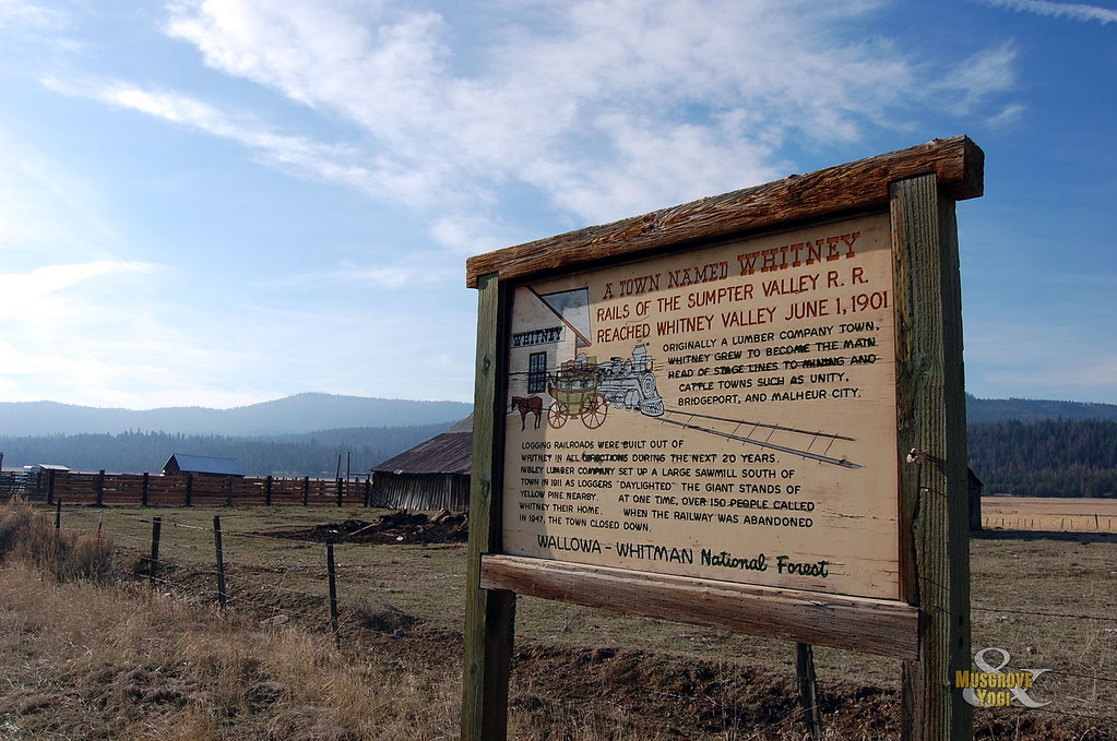 Whitney, Oregon The former ghost town of Whitney, Oregon i… Flickr
