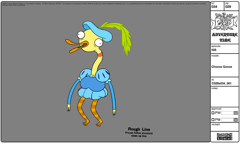 Choose Goose From the Adventure Time episode "Blood under … Flickr