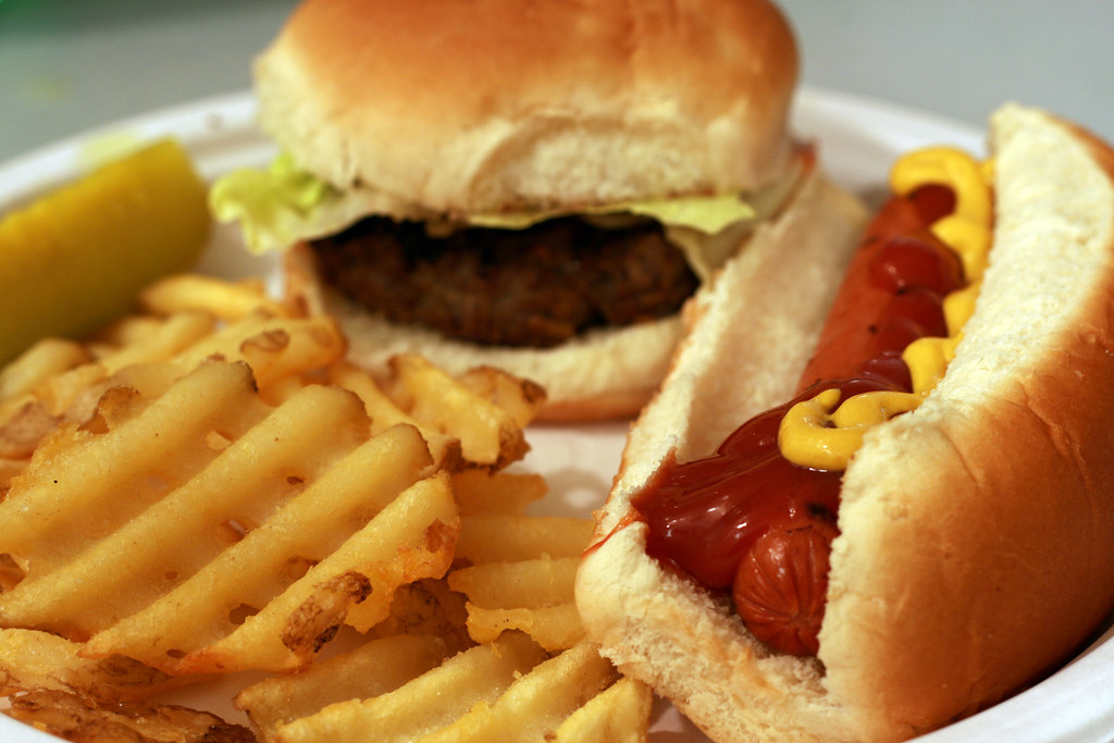 H Hamburger, Hot Dog, Hot French Fries Tonight's dinner… Flickr
