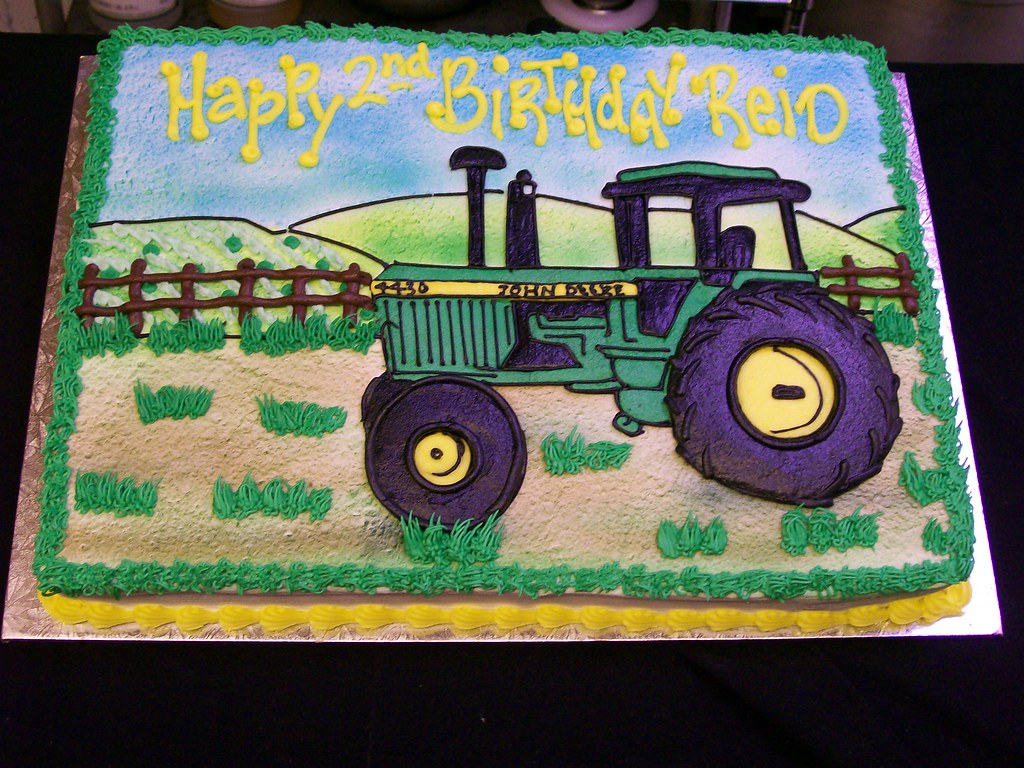 John Deere Tractor Cake Tractor Cake. Robert Flickr