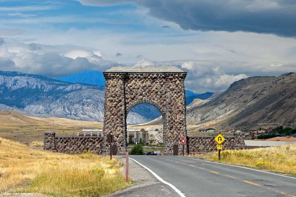 Roosevelt Arch, Yellowstone North Entrance The Roosevelt A… Flickr