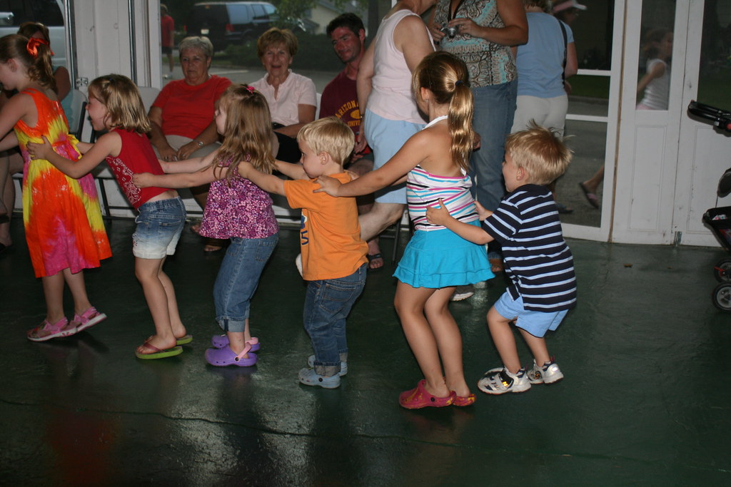 The "bunny hop" at the kids dance! kateherron Flickr