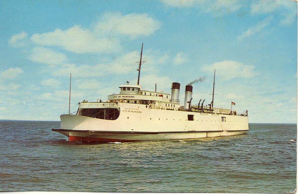 Great Lakes Car & Passenger Steamer Ferry Steamship SS Cit… Flickr