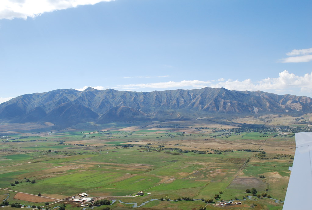 Wellsville Mountains, Arial view, Cache Valley UT Photo I … Flickr