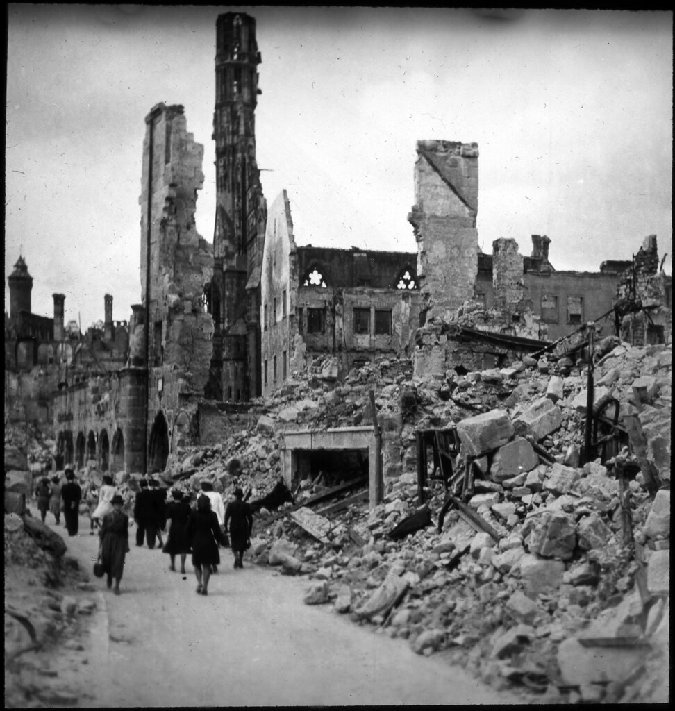 Bombed building in Germany, postWWII Original Collection… Flickr