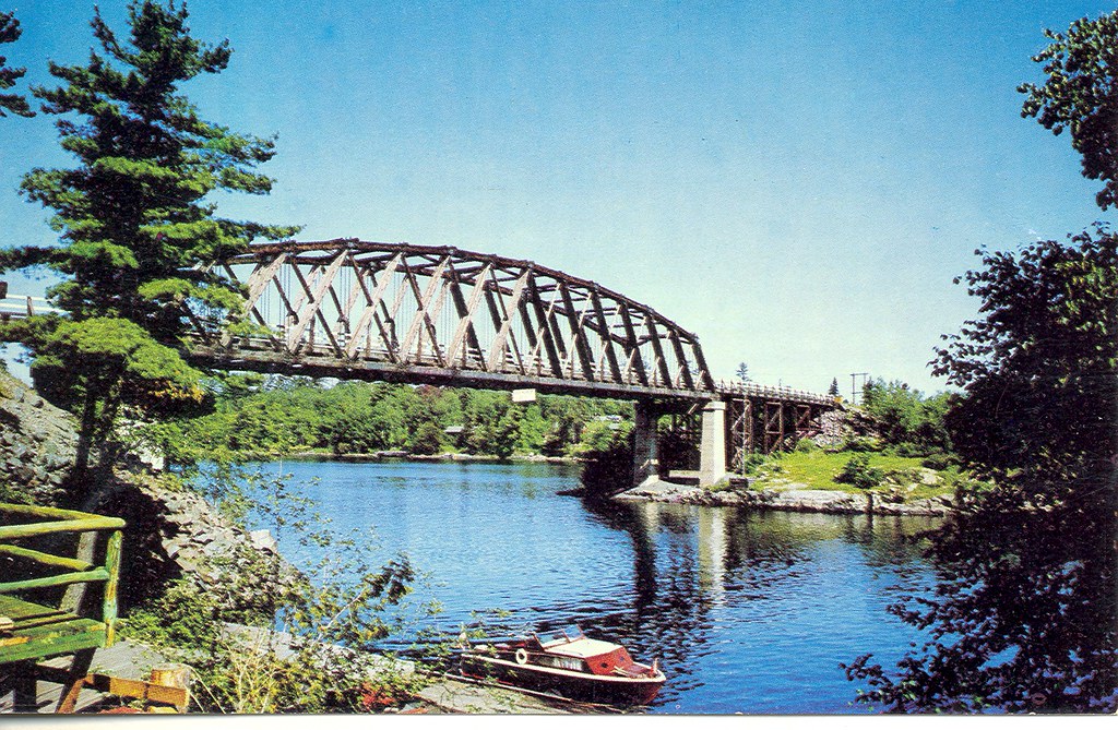 Sioux Narrows ONT Single Span Wooden Bridge Worlds Largest… Flickr
