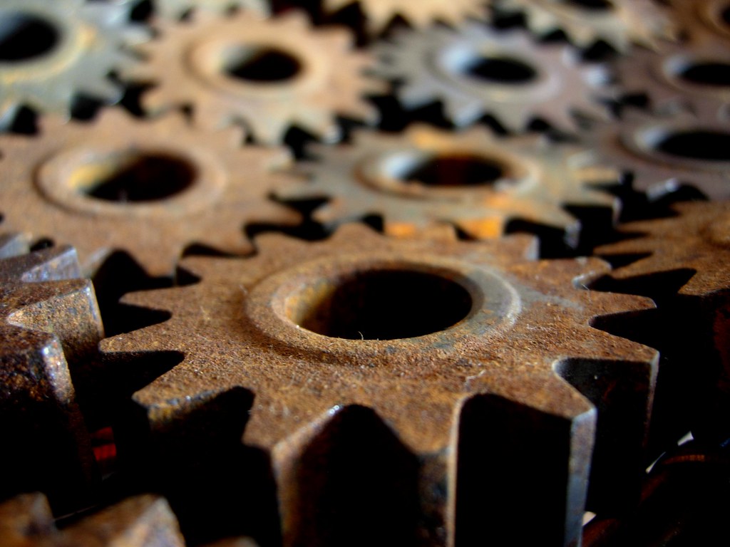 Gears for Sale They had a bunch of salvage and overstock o… Flickr